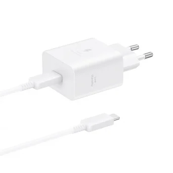 Samsung EP-T4511XBEGEU 45W 1x USB-C Wall Charger with USB-C Cable (1.8m) - White