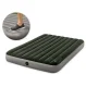 INTEX 64763 Inflatable Airbed with Built-in Foot Pump, 203x152x25 cm, Green