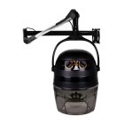 Wall-Mounted Hooded Hair Dryer Gabbiano 1600A Single Speed, black
