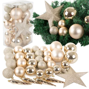 Intex Christmas Tree Ornament Set, 33 pcs, Blue