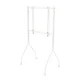 Maclean MC-180 W TV Cart / Stand on Wheels, 37-80\", 50kg, VESA 600x400, White
