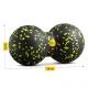 4Fizjo Double Massage Ball EPP 8 cm, Black/Yellow