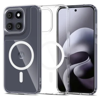 Tech-Protect FlexAir Hybrid MagSafe Case for Motorola Moto G67 / G77, Transparent