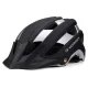 Wozinsky MTB Bicycle Helmet with Removable Visor, Size L (57-62 cm), Black/Silver