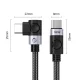 USB-C to USB-C Cable Orico C2CW Angled PD 100W 480Mbps 0.5m, Black