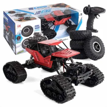 RC Rock Crawler 4x4 LHC012 2-in-1 Remote Control Car, Red
