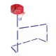 2in1 Kids Football Goal and Basketball Hoop with Balls, KX3001