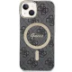 Guess iPhone 14 Case 4G MagSafe, Black