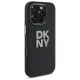 DKNY iPhone 16 Pro Case Liquid Silicone Metal Logo, Black