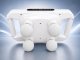 Powerful Body Massager with 4 Heads, 20 Speeds & 6 Modes, USB-C, White