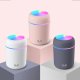 Compact Ultrasonic Air Humidifier with LED, 300ml, Pink