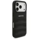 Mercedes AMG Leather Debossed Lines Case for iPhone 18 Pro / 17 Pro, Black