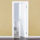2-Part Door Mosquito Net 120x200cm White
