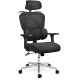 Ergonomic Office Chair Sofotel Talin with Adjustable Lumbar Support, Black