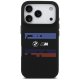 BMW M Silicon Horizontal Line MagSafe Phone Case Cover iPhone 17 Pro - Black