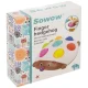 Sensory Pop It Toy Hedgehog, Montessori, for Kids, Multicolor