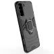 Ring Armor Hybrid Case for Samsung Galaxy S22+ (S22 Plus), Black