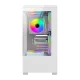 DarkFlash C365 Computer Case with 5 Fans, White
