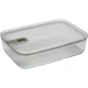 Mepal EasyClip Glass Food Storage Container Set, 3-Piece, Nordic Sage