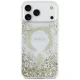 Guess Resin Bottom Glitter MagSafe Case for iPhone 18 Pro Max / 17 Pro Max, Gold