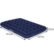 Bestway 67002 Double Airbed 191x137x22 cm, Navy Blue