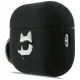 Karl Lagerfeld Silicone Choupette Head 3D Case for AirPods Pro 3, Black