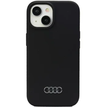 Audi iPhone 15 Plus / 14 Plus Case Silicone, Black
