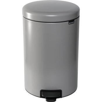 Мусорное ведро с педалью Brabantia NewIcon 20 л, Soft Grey