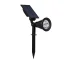 Solar Garden LED Spotlight 4 LED Ground Spike Black