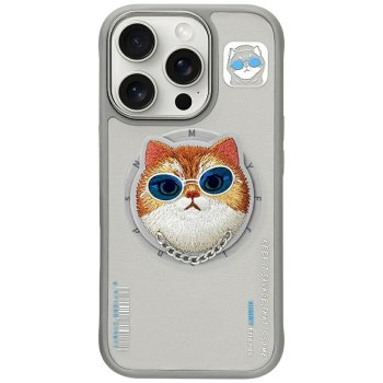 Nimmy Glasses Cool Cat MagSafe Phone Case Cover iPhone 16 Pro Max - Gray