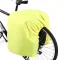 Large Bicycle Rear Rack Bag with 3 Compartments, Black