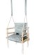 Indoor Garden Wooden Children\'s Swing 3in1, Light Grey