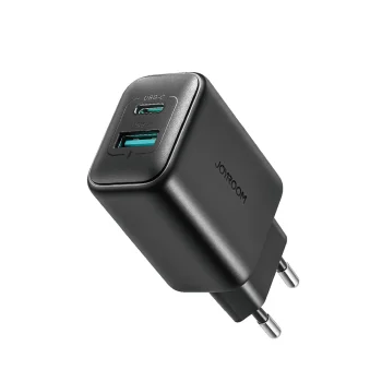Joyroom JR-TCF13 Wall Charger USB-C / USB-A 25W SFC / PPS / PD - black