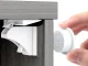 Magnetic Child Safety Locks for Cabinets and Drawers, 10 pcs, White
