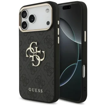 Guess 4G Big 4G Classic Logo Case for iPhone 17 Pro Max / 18 Pro Max, Black