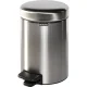 Brabantia NewIcon Pedal Bin, 3 L, Brilliant Steel