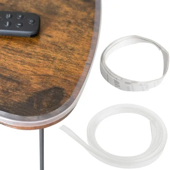 Silicone Furniture Edge Protector Tape, Transparent, 1m x 1cm