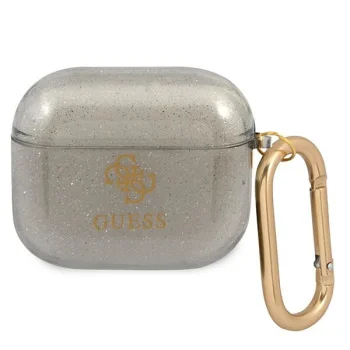 Guess Glitter Collection AirPods 3 Case, Black