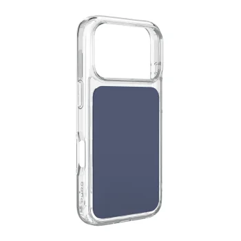 Puro Plate Mag Case for iPhone 17 Pro Max, MagSafe, Blue
