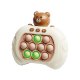 Electronic Pop It Game Maxlife MXPS-100 Bear Sensory Fidget Toy for Kids, beige