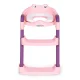 ECOTOYS Kids Toilet Training Seat with Ladder and Steps, Pink