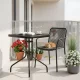 Multigarden Garden Table, 60x60 cm, Tempered Glass, Black