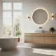 Modernhome Round LED Bathroom Mirror 80 cm