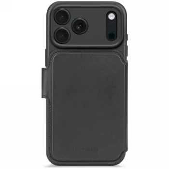 Decoded Leather Detachable Wallet MagSafe Phone Case Cover iPhone 17 Pro Max - Black