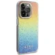 Guess iPhone 14 Pro Case IML Faceted Mirror Disco Iridescent, Multicolour