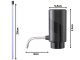 Electric Wine Aerator and Dispenser Pump USB-C, Black