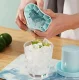 Silicone Ice Cube Maker with Lid DA221, Blue