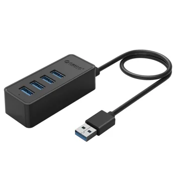 ORICO 4-Port USB 3.0 Hub W5P-U3-100-BK-PRO, Black