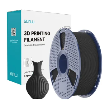 Sunlu PLA Classic B 3D Printer Filament 1.75mm 1kg, Black