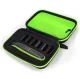 Hard Case for Philips OneBlade Shaver BQ80, Black/Green